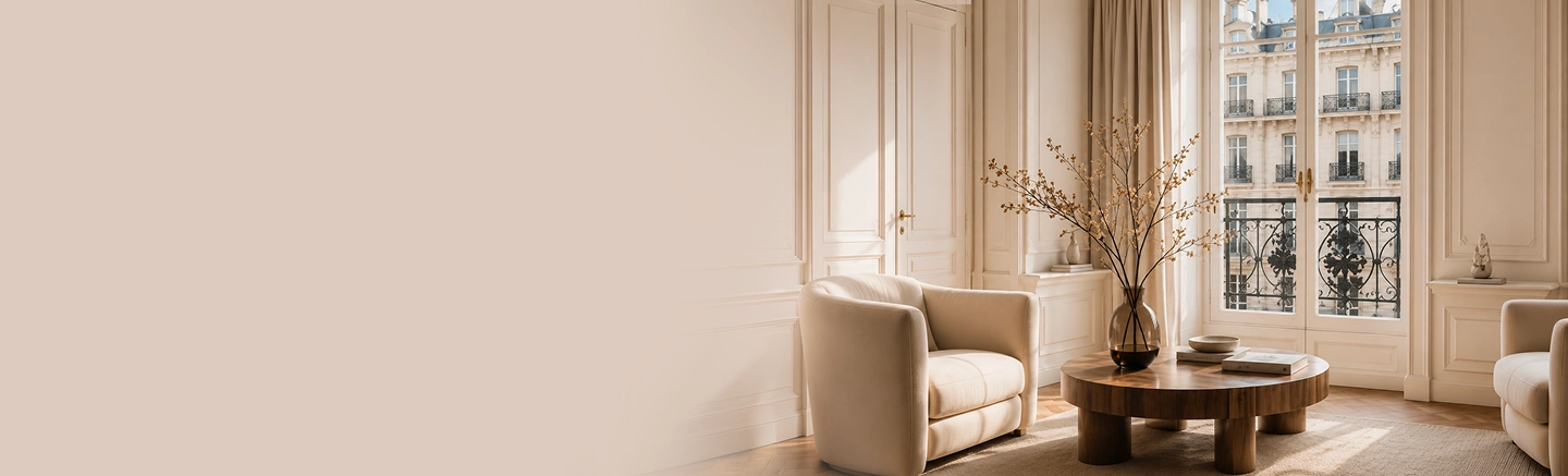 Intérieur salon haussmannien