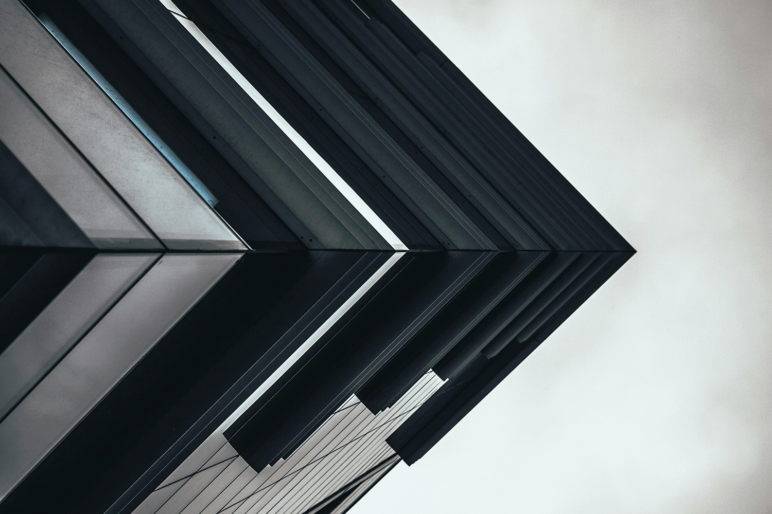 Vue en contre-plongée d’un immeuble